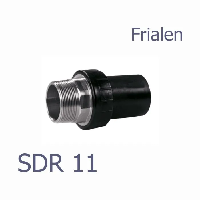 Переход UAN SDR 11 Frialen c наружной резьбой c ПЭ на металл