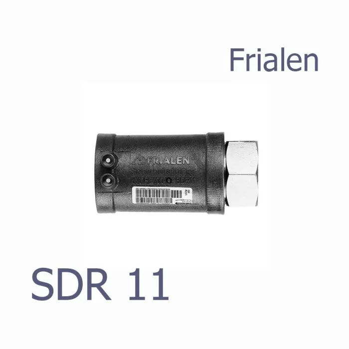 Переход электросварной USTN SDR 11 Frialen c внутренней резьбой c ПЭ на металл