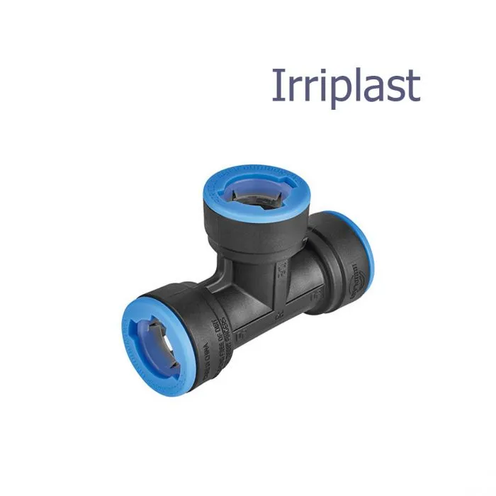 Тройник ПНД равнопроходной Irriplast push-fit