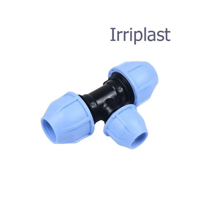 Тройник ПНД компрессионный редукционный Irriplast