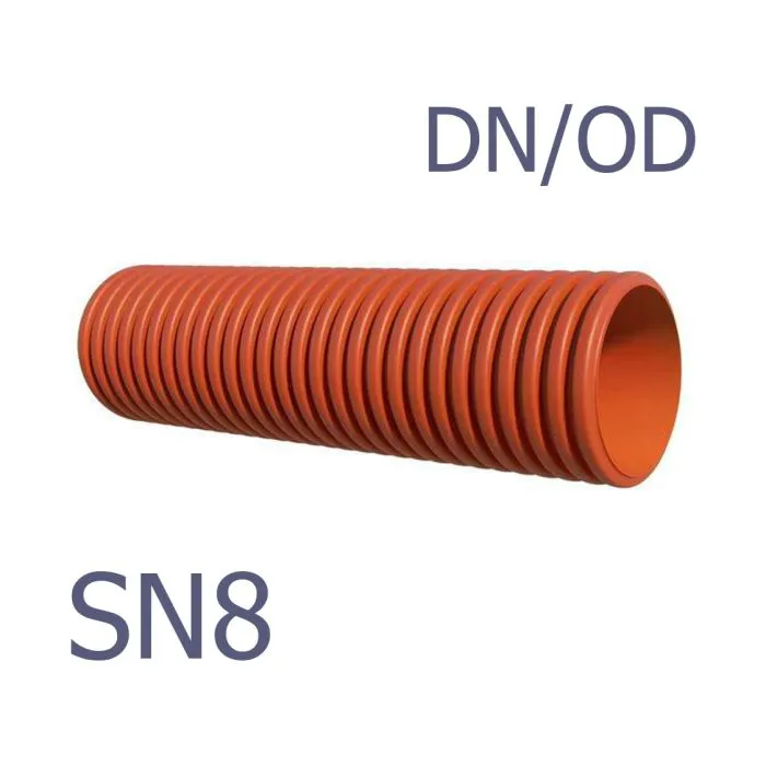 Труба гофрированная SN8 DN/OD