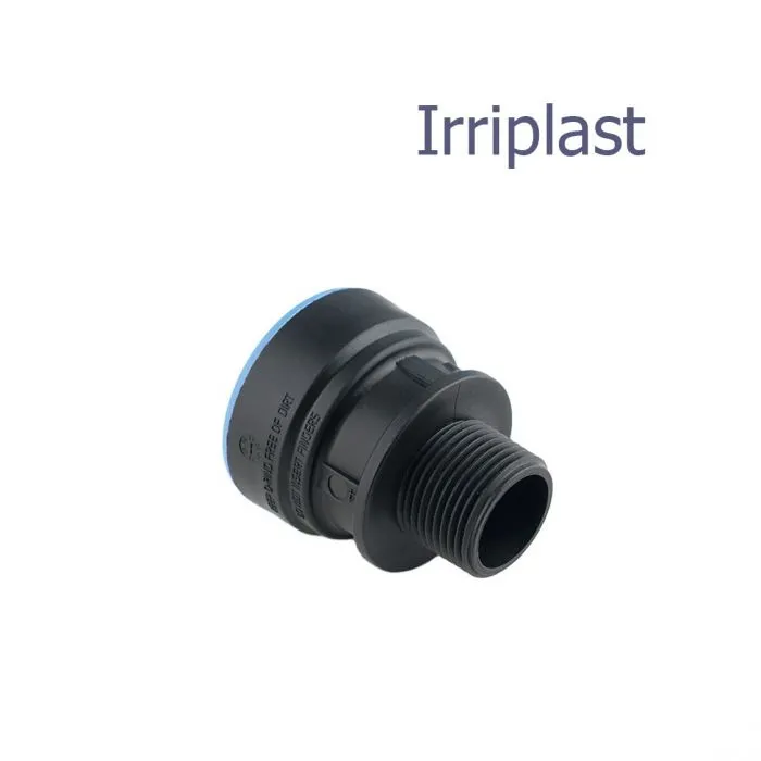 Муфта ПНД компрессионная с наружной резьбой Irriplast push-fit