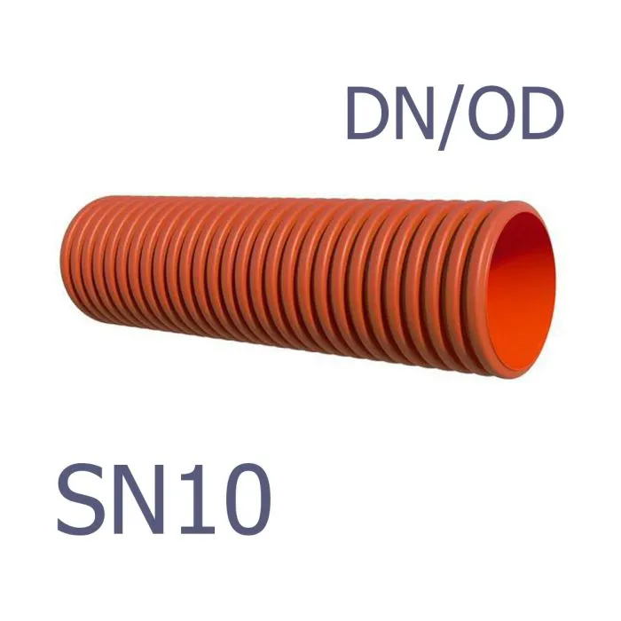 Труба гофрированная SN10 DN/OD